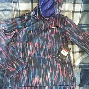 NWT girls size L Nike DRI-FIT hoodie